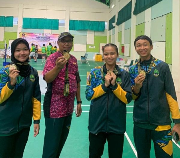 2 Pelajar SMANELSA Kabupaten Bogor Masuk Pelatnas Bulu Tangkis ke Asia Junior Championships